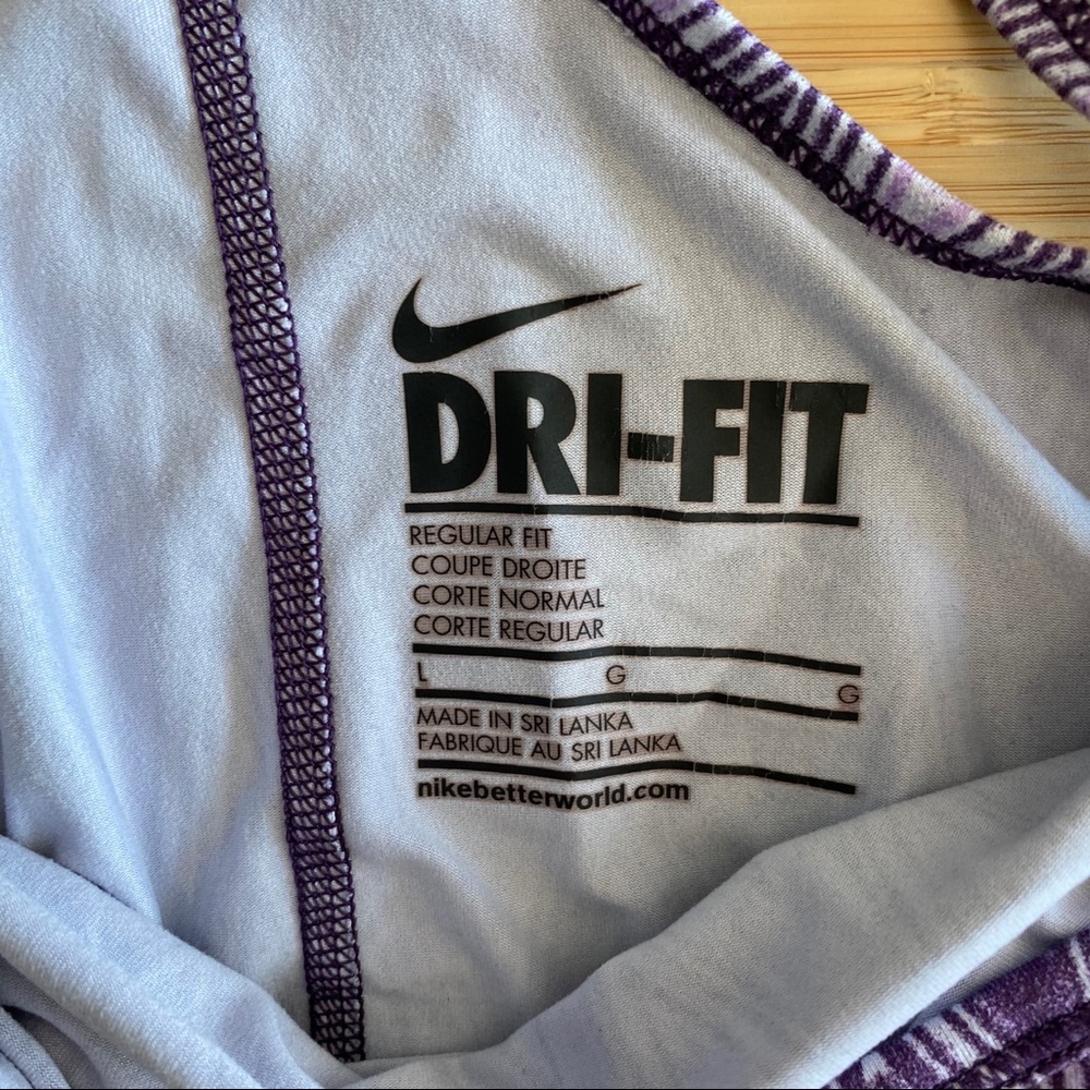 NIKE Purple Dri Fit Tank Top - Picture 5 of 6